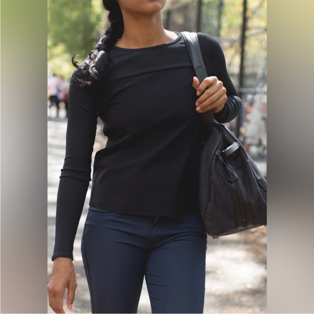 Black Long Sleeve Top